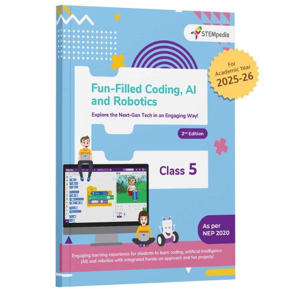 CBSE and ICSE Class 5 Coding, AI and Robotics Book