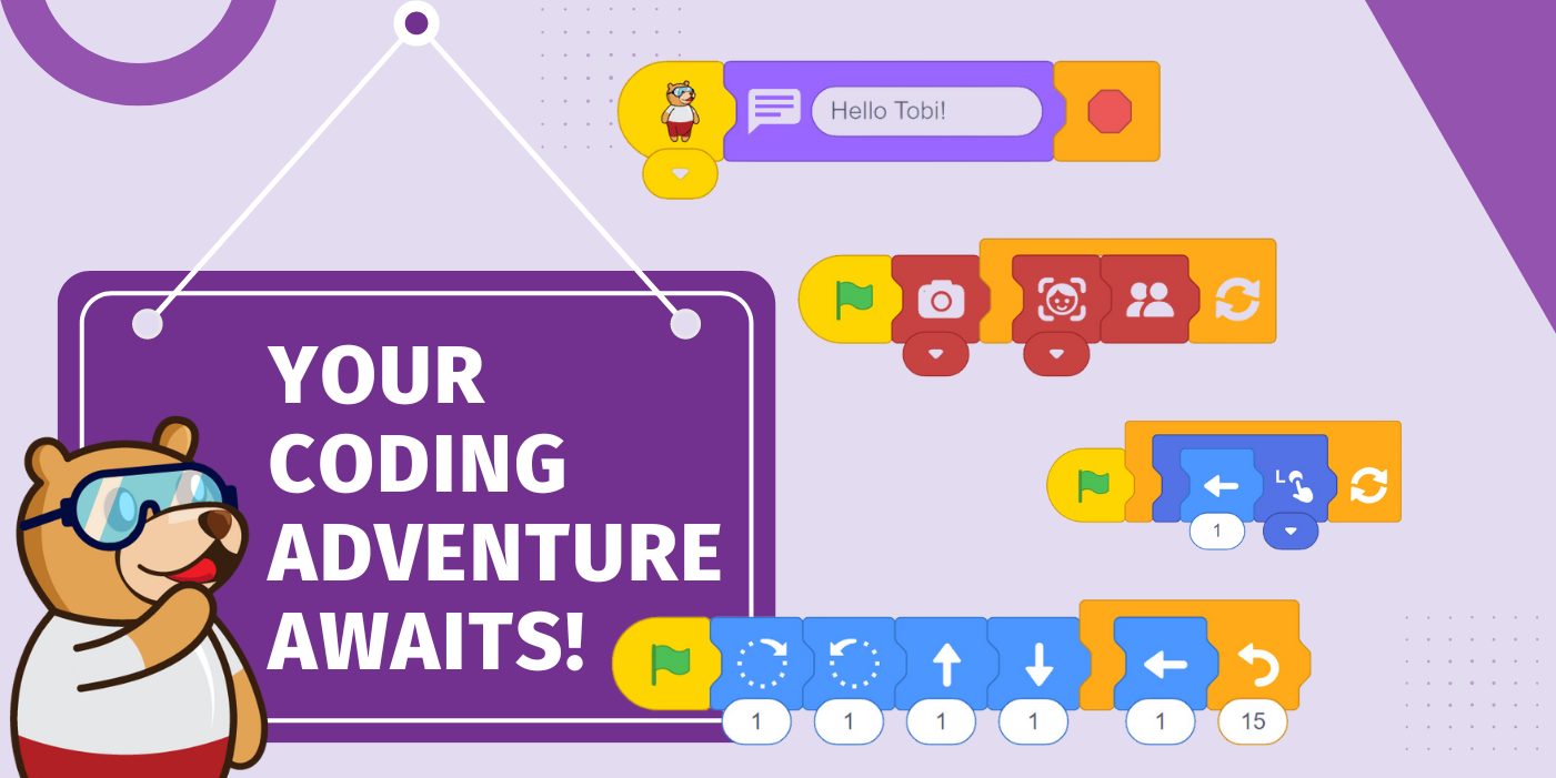 AI, Coding, and Robotics with Block Coding for elementary school students ages 4-7 using PictoBlox Junior Blocks