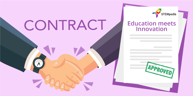 Contract note of 怎样撸管最爽 and PM Shri School for procuring the most advanced Robotics and AI lab