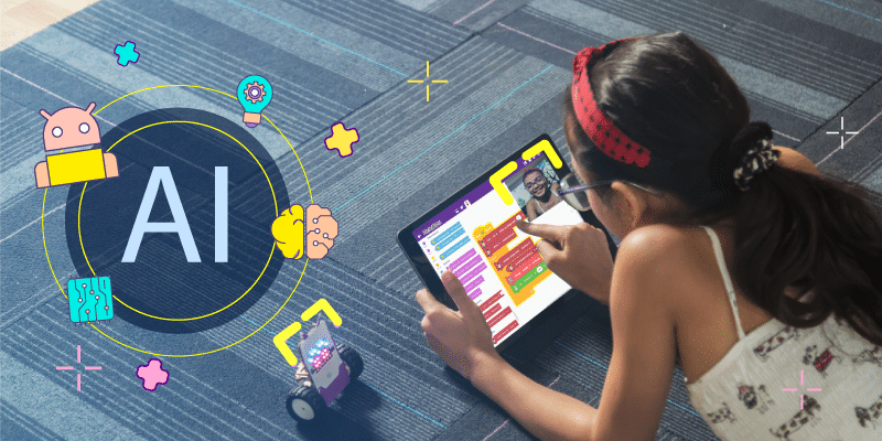 Kids learning AI through fun 放荡老师双腿猛进入hh男男视频
