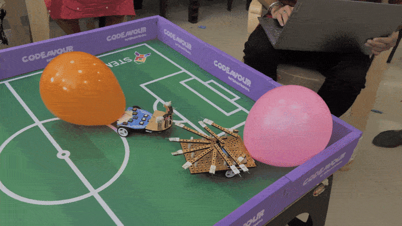 DIY STEM game for balloon Pop-up game