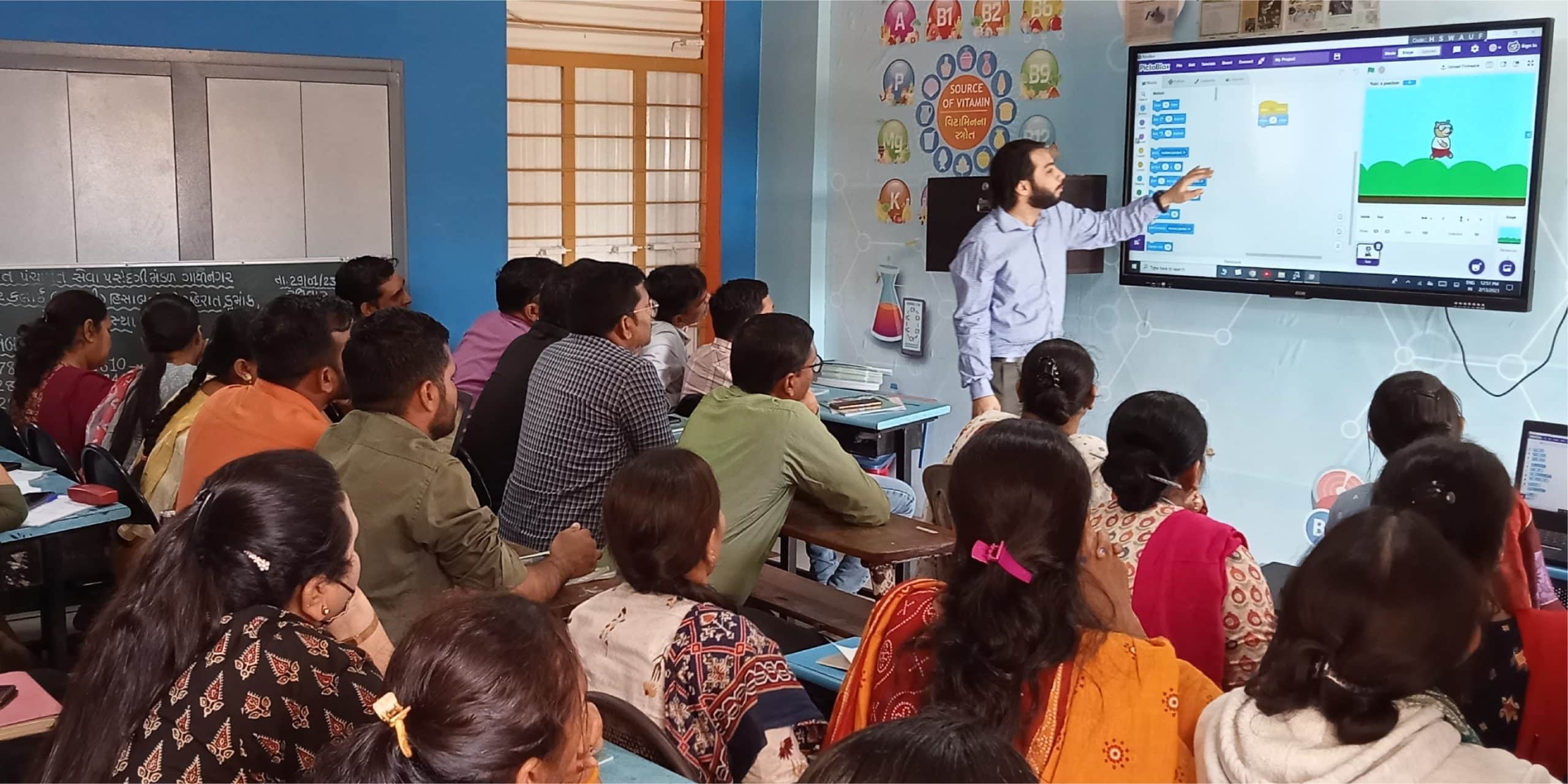 Teacher training in AI education